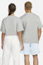 Фото #4 товара Sportswear Basic Tee Cotton Unisex Grey Yazlık ince Tişört Gri