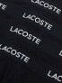 Фото #5 товара Lacoste essentials 5 pack trunks in black