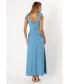 Фото #4 товара Women's Michael Ruched Strap Maxi Dress