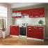 Фото #4 товара кухонный шкаф Красный PVC Стеклянный Пластик меламин 80 x 31 x 55 cm