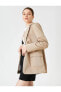 Фото #7 товара Куртка для женщин Koton Однокнопочная с карманами из хлопка