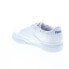 Фото #12 товара Reebok Club C 85 X U Mens White Leather Lace Up Lifestyle Sneakers Shoes