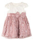 ფოტო #1 პროდუქტის Baby Girls Social Dress with Rosettes