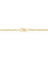 Macy's glitter Rope Link 20" Chain Necklace (1-3/4mm) in 10k Gold