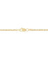 Glitter Rope Link 20" Chain Necklace (1-3/4mm) in 10k Gold