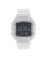 ფოტო #1 პროდუქტის Unisex Gmt Digital One Gmt Clear Resin Strap Watch 47mm