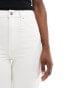 Фото #4 товара Bershka high waisted skinny jeans in white