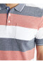 LCW Polo Yaka Kısa Kollu Renk Bloklu Pike Erkek Tişört