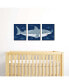 Фото #2 товара Shark Zone - Wall Art Room Decor - Gift Ideas - 7.5 x 10 inches Set of 3 Prints