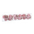 Фото #3 товара Новогоднее украшение Розовый Позолоченный Polyfoam Ткань сердца 9 cm (6 штук)