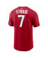 Фото #3 товара Men's C.J. Stroud Red Houston Texans Player Name and Number T-shirt