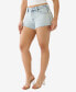Фото #3 товара Women's Hip Cutout Summer Denim Shorts