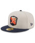 Фото #4 товара Men's Stone, Navy Chicago Bears 2023 Salute To Service 59FIFTY Fitted Hat