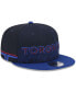 Men's Navy Toronto Blue Jays 2024 City Connect Alternate 9FIFTY Snapback Hat Синий - фото #4