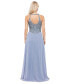 Фото #2 товара Women's Embellished Sleeveless Sheath Gown