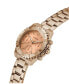 Фото #4 товара Women's Analog Rose Gold-Tone Stainless Steel Watch 38mm