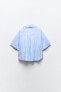 Linen blend short sleeve shirt