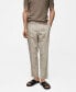 ფოტო #1 პროდუქტის Men's Lyocell Pleated Trousers