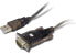 Фото #2 товара Techly IDATA-USB2-SER-1A - Black - 1.5 m - USB Type-A - DB-9 - Male - Male