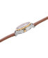 ფოტო #4 პროდუქტის Women's Disney Star Wars Child, the Alloy Brown Leather Strap Watch 38mm