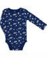 Фото #2 товара Пижама Baby Mode Boys Outfit Navy Stripe.