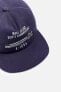 FLAT PEAK EMBROIDERED CAP