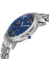 Women's Ravenna Swiss Quartz Silver-Tone Stainless Steel Watch 37mm