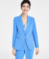 Фото #3 товара Women's Notched-Collar Single-Button Jacket, Created for Macy's