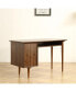 Фото #1 товара Small Desk With 47.24 Inch, Modern Walnut Finish, Solid Wood Legs - Suitable For Home And Office Use