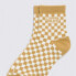 Pnp Half Crew Sarı Damalı Kadın Çorap