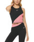 Women's Colorblocked Cropped Tank Top