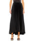 ფოტო #1 პროდუქტის Women's Long Pleated Satin Evening Skirt
