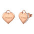 Фото #1 товара Romantic Bronze Heart Earrings Falling In Love JUBE02231JWRGT/U