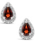 ფოტო #13 პროდუქტის Gemstone and Diamond Accent Stud Earrings in Sterling Silver