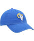 Boys Royal Los Angeles Rams Logo Clean Up Adjustable Hat