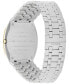 ფოტო #4 პროდუქტის Women's Swiss 25H Stainless Steel Bracelet Watch 34mm
