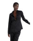 ფოტო #1 პროდუქტის Women's Maurice Satin Lurex Pinstripe Button Up Top