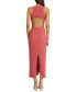 ფოტო #2 პროდუქტის Women's Textured Open-Back Sleeveless Dress