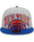 ფოტო #3 პროდუქტის Men's Gray, Blue New York Knicks Tip-Off Two-Tone 59FIFTY Fitted Hat