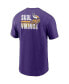 Фото #4 товара Men's Purple Minnesota Vikings Blitz Essential T-shirt