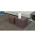 Фото #6 товара MDF Nesting Table Set Of 2 Chocolate Brown