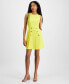 Фото #4 товара Платье с карманами Tahari Petite Button-Trim Fit & Flare