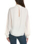 Фото #2 товара Krisa Asymmetrical Keyhole Blouse Women's