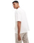 ASOS DESIGN oversized t-shirt with crew neck in cream