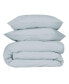 200TC Cotton Percale Duvet Set - Full/Queen