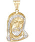 ფოტო #1 პროდუქტის Christ Head Pendant in 14k Yellow