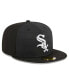 Фото #3 товара Men's Black Chicago White Sox Quilt 59FIFTY Fitted Hat