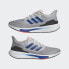 adidas EQ21系列 时尚舒适 轻便耐磨 低帮 跑步鞋 灰色