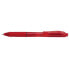 Фото #3 товара Pentel Energel X, Retractable gel pen, Red, Red, Translucent, Plastic, Rubber, Rubber, Ambidextrous