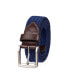 Фото #2 товара Men's Two-Tone Stretch Braided Web Belt